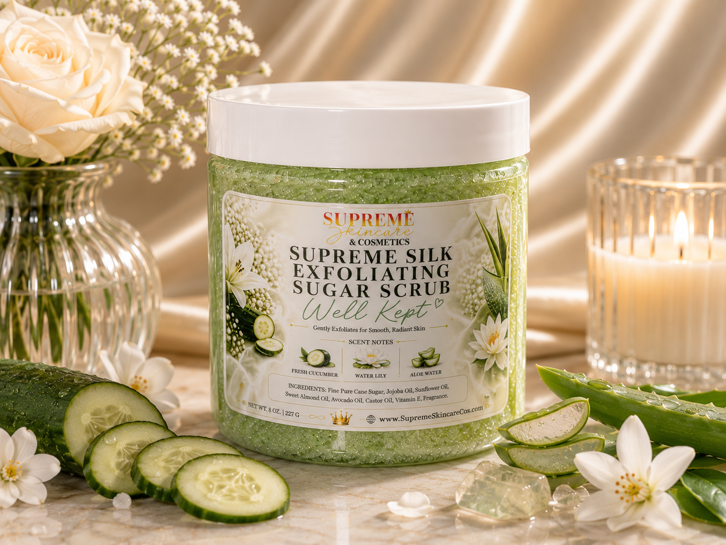 Supreme Silk Body Sugar Scrubs