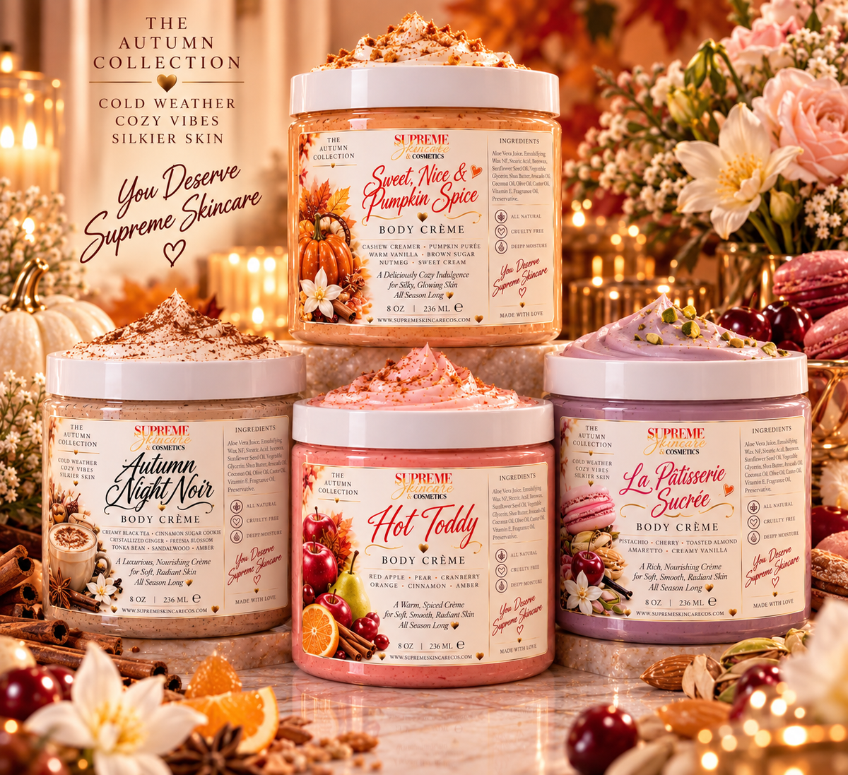 FALL COLLECTION ~ Body Cremés