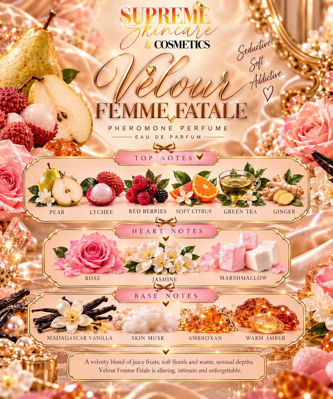 Velour Femme FATALE Pheromone Perfume