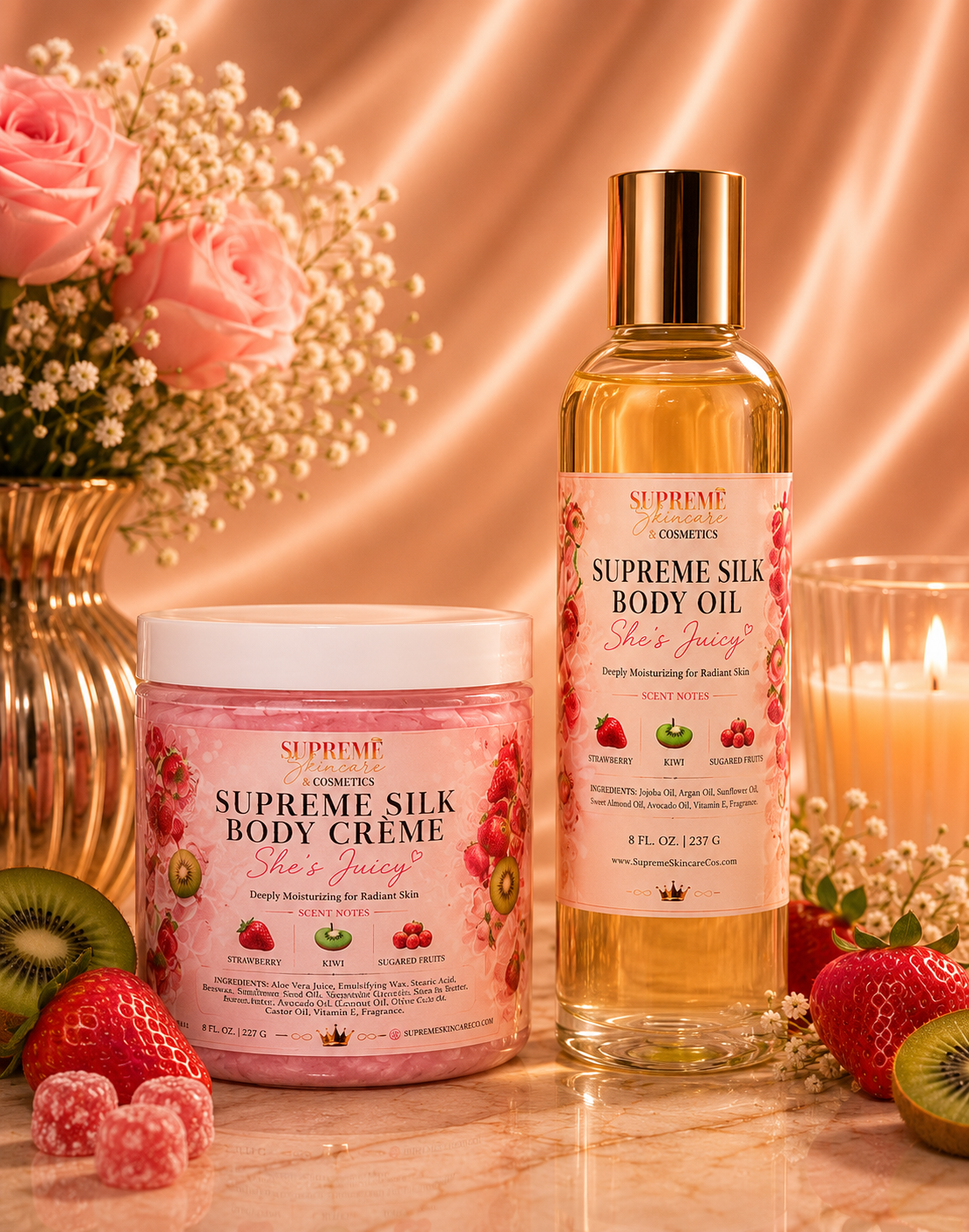 Supreme Silk Body Care Bundles (2 Piece Set)