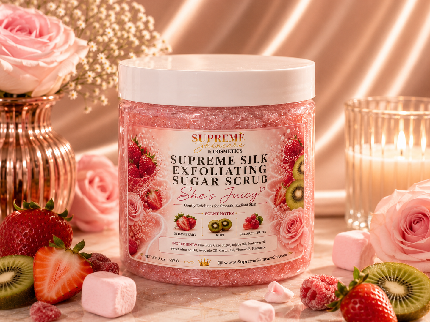 Supreme Silk Body Sugar Scrubs