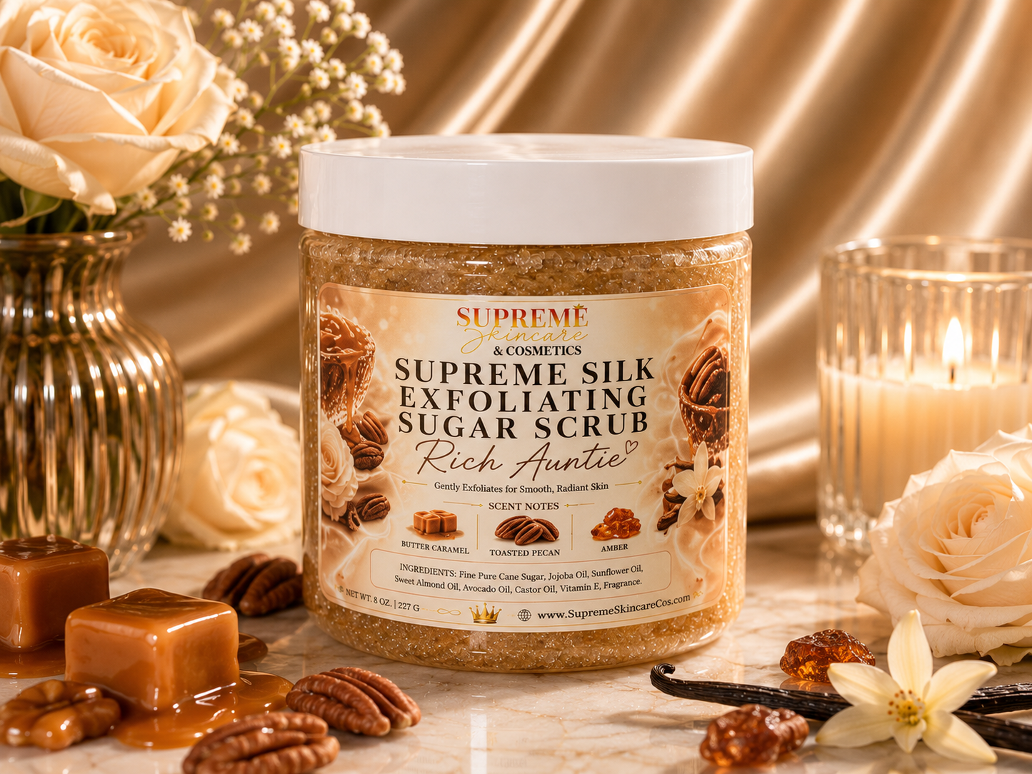 Supreme Silk Body Sugar Scrubs