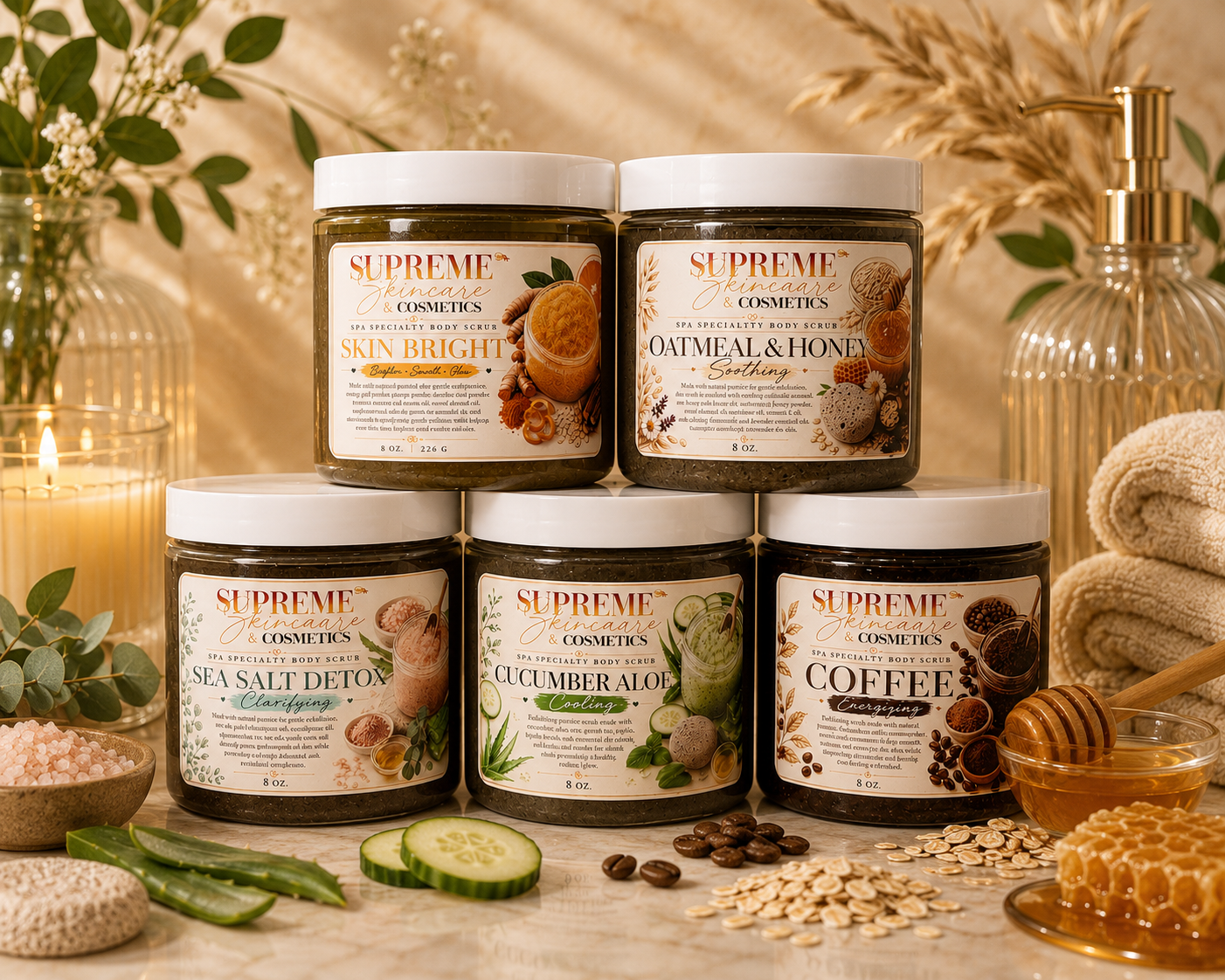 Spa Speciality Body Scrubs | Choose Your Perfect Match