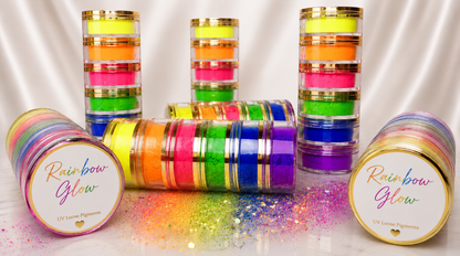 Rainbow Glow | Cosmetic UV Neon Powder Colors
