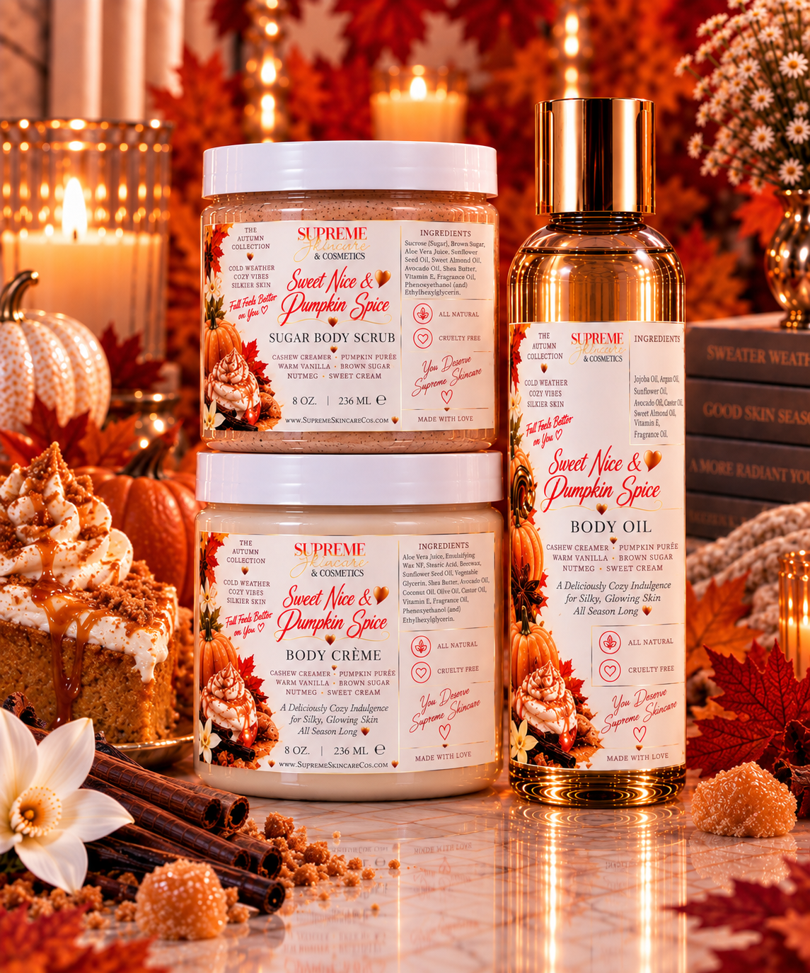 FALL COLLECTION ~ Body Care Bundle (3 Piece Set)